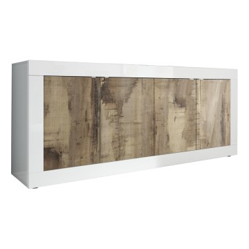 Kumode NERILA balta/brūna