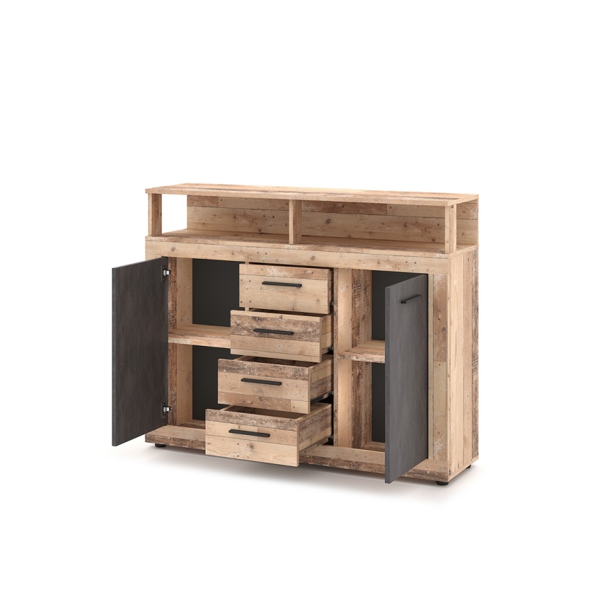 Kumode RUNA gaiši brūna/antracīts