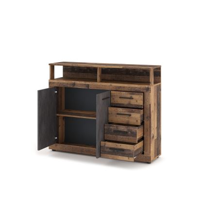 Kumode RUNA tumši brūna/antracīts