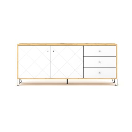 Kumode SULA artisan ozols/balta