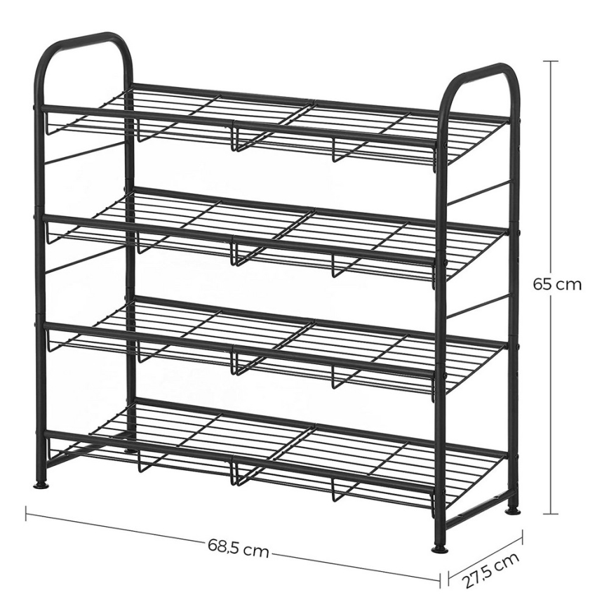 Kurpju skapis ALVORO melns