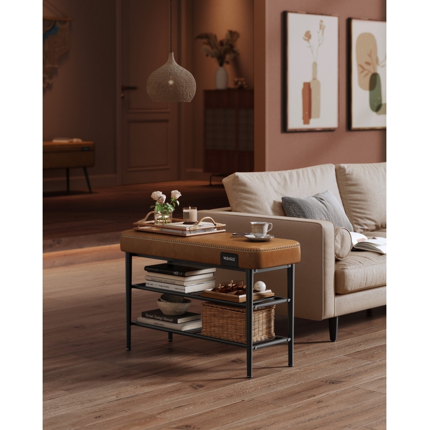 Kurpju skapis ANDOR brūns/melns