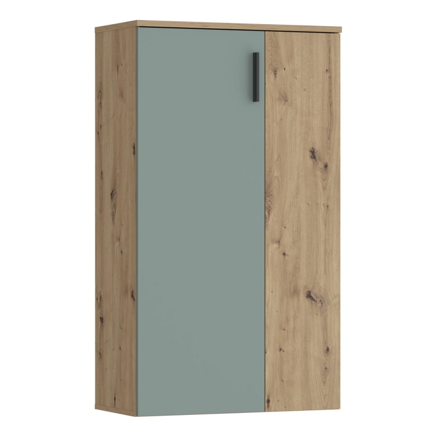 Kurpju skapis ETON artisan ozols/zaļš