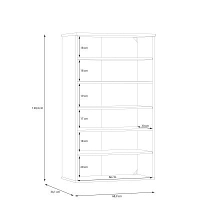 Kurpju skapis ETON artisan ozols/zaļš