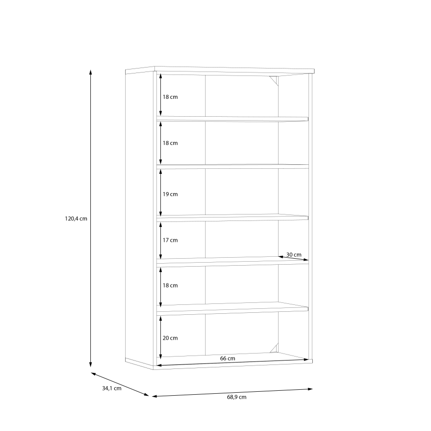 Kurpju skapis ETON artisan ozols/zaļš