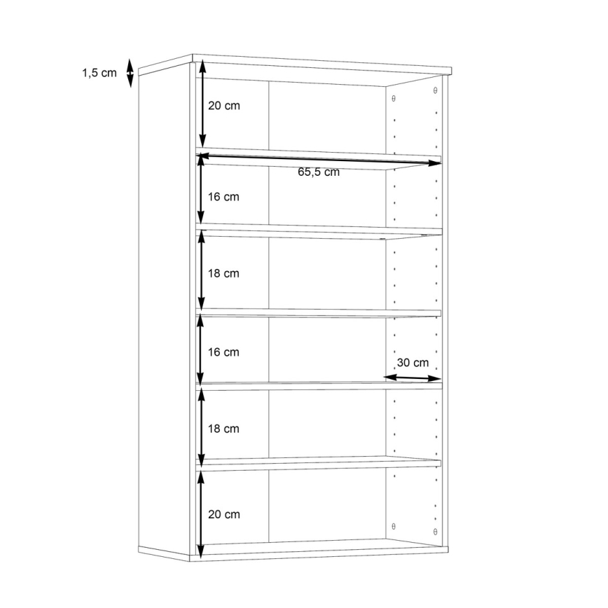 Kurpju skapis ETON brūns/antracīts