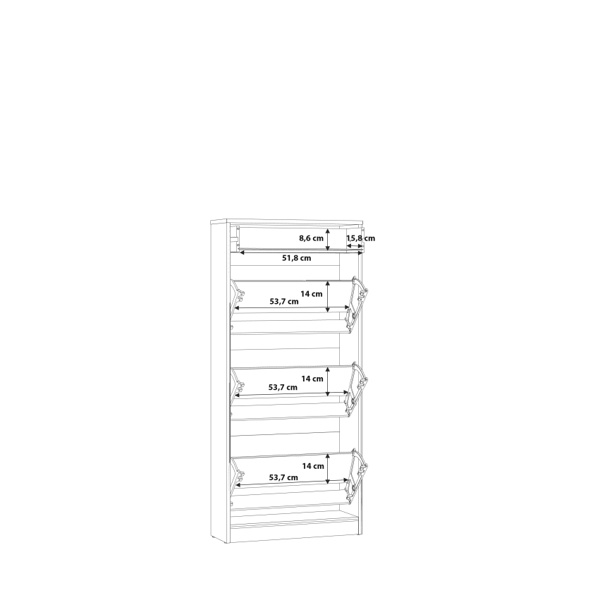 Kurpju skapis KAVI artisan ozols