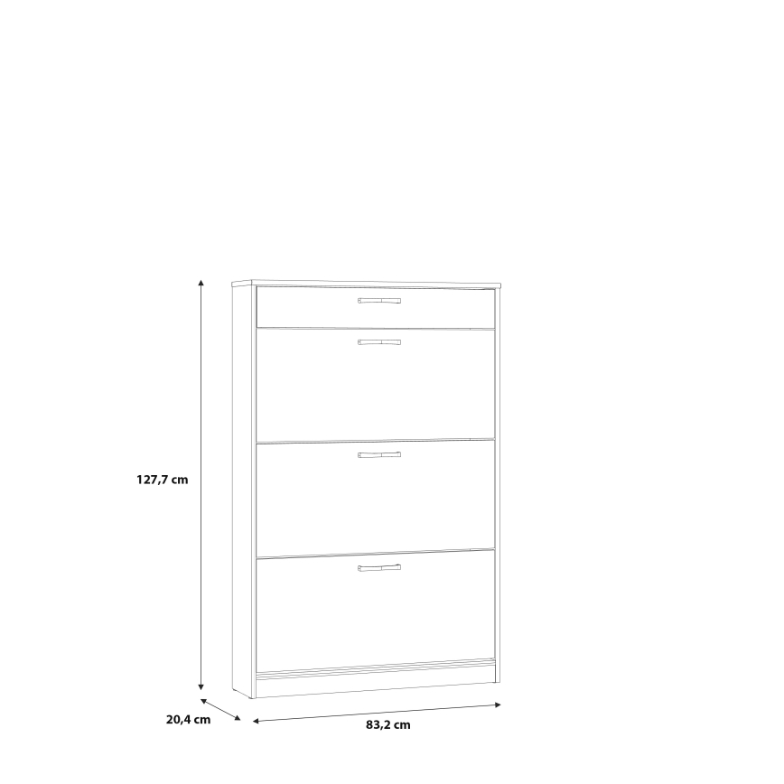 Kurpju skapis KAVI ozols artisan