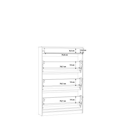 Kurpju skapis KAVI ozols artisan