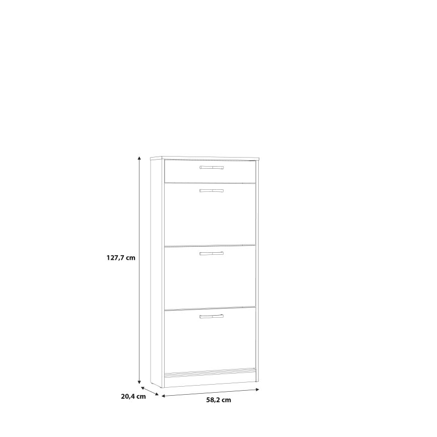 Kurpju skapis KAVI — Artisan ozols