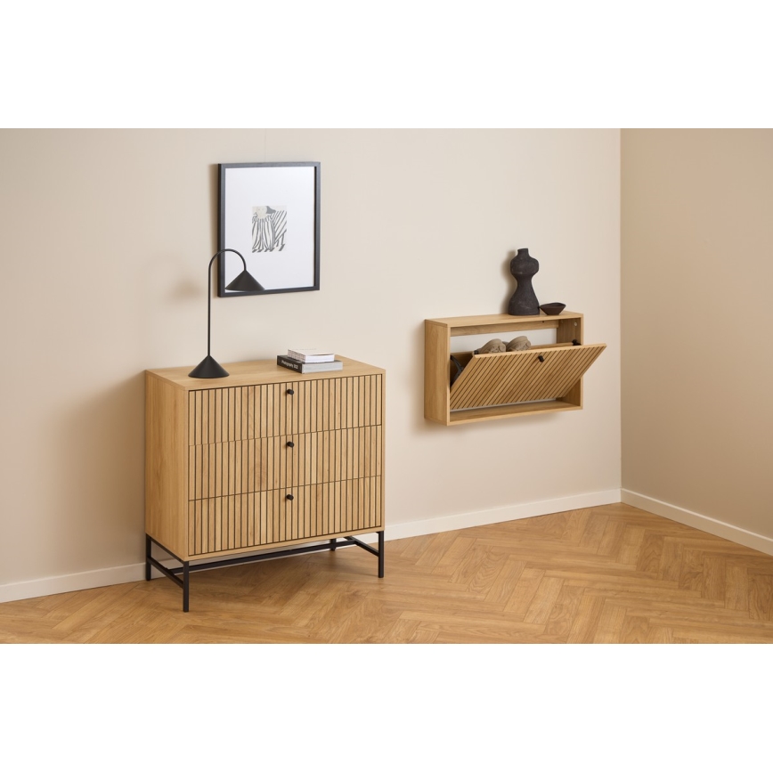 Kurpju skapis OLIVIA 72x43x17 cm, ozols