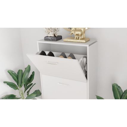 Kurpju skapis PIGO 60x109x25 cm balts
