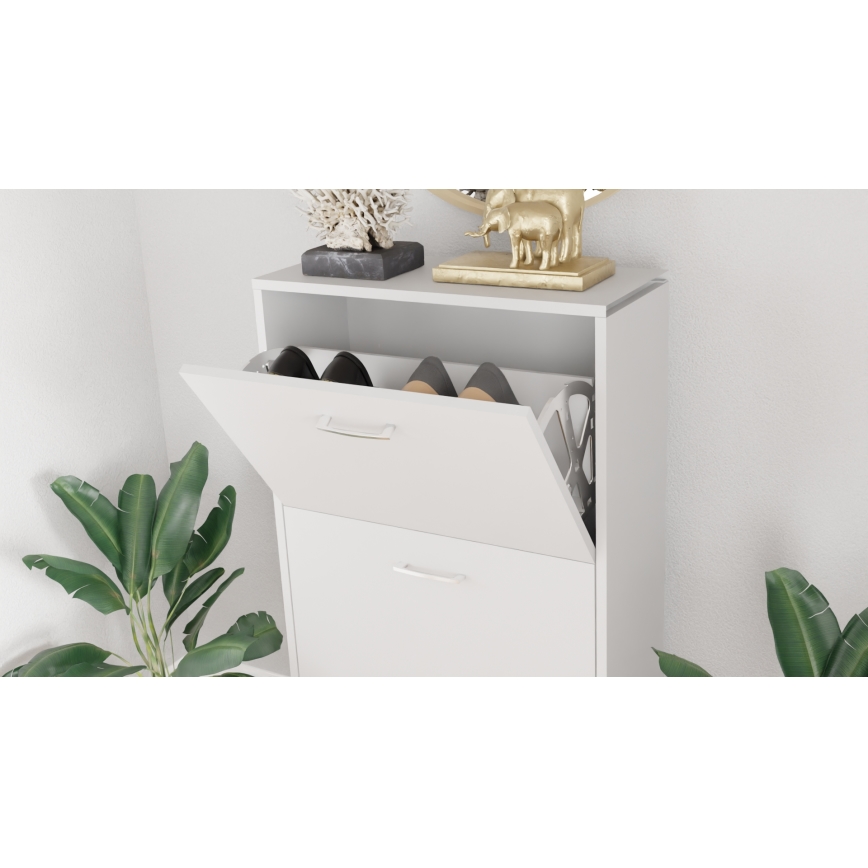 Kurpju skapis PIGO 60x109x25 cm balts