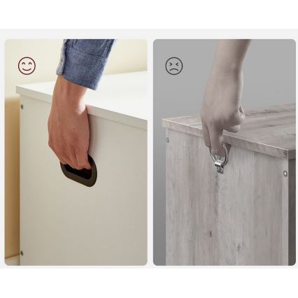 Kurpju skapis TOVIAN, balts