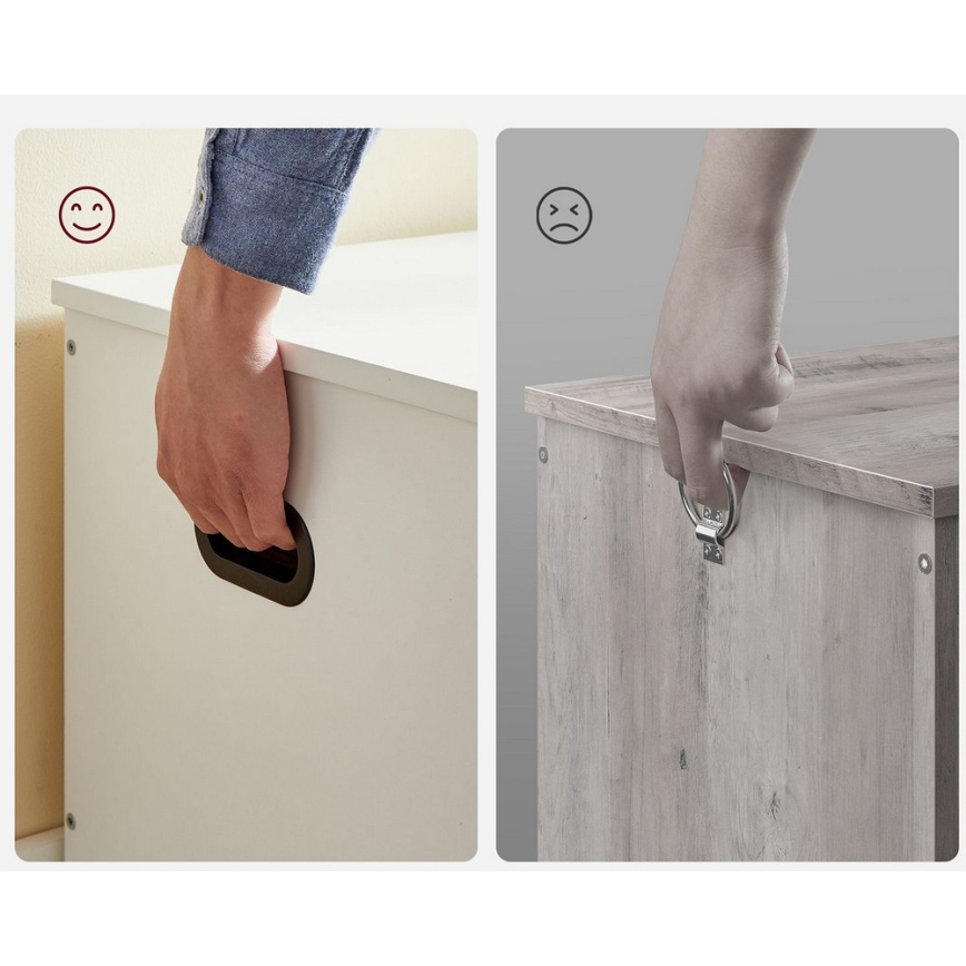 Kurpju skapis TOVIAN, balts