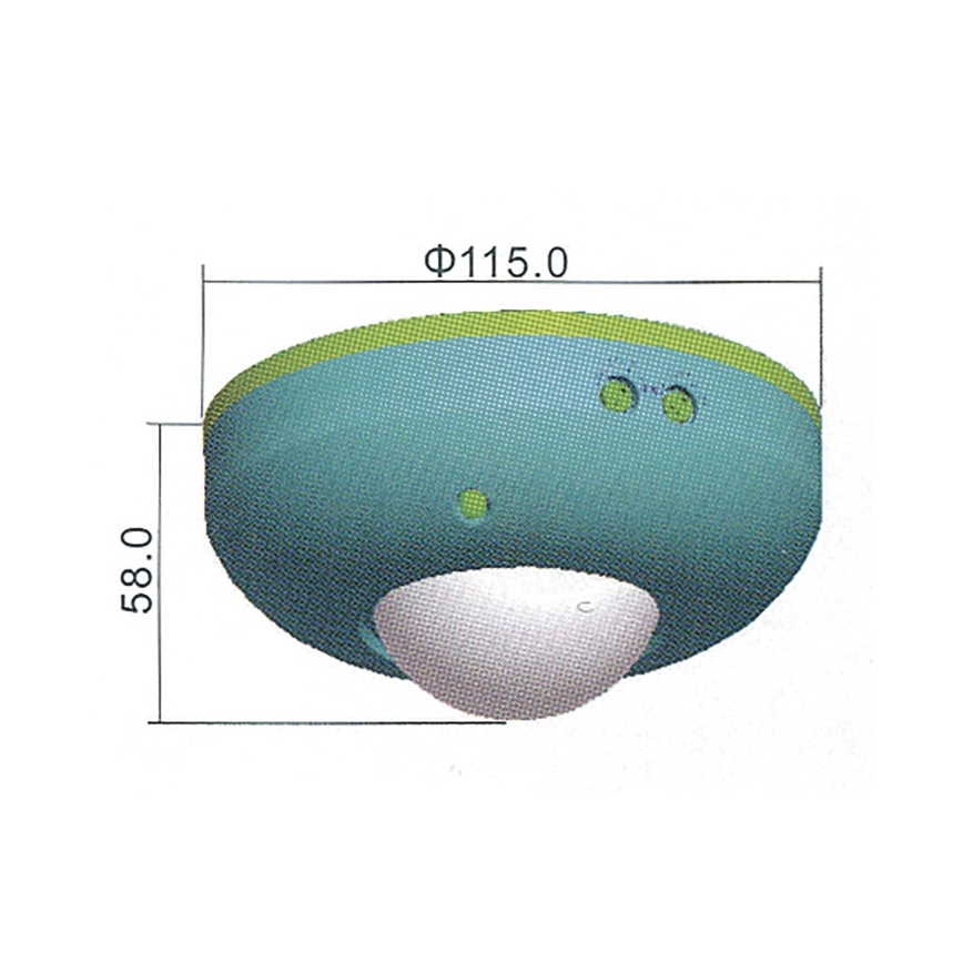 Kustības sensors PIR B 360° 1200W/230V balts