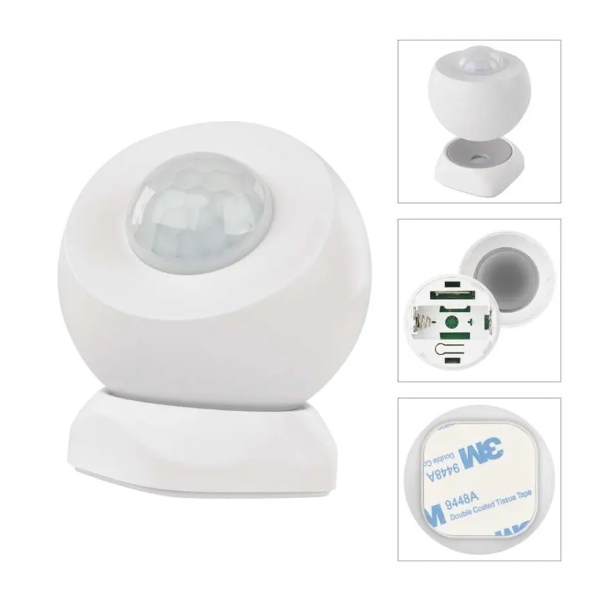 Kustību sensors GOSMART 1xCR123A