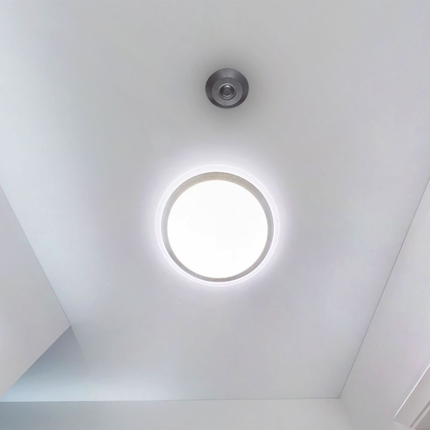 Kustību sensors griestu PIR 360° 1000W/230V melna