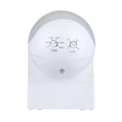 Kustību sensors PIR 180° 800W/230V IP44 balta