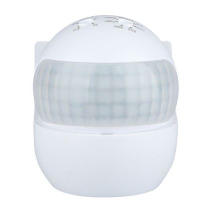 Kustību sensors PIR 180° 800W/230V IP44 balta