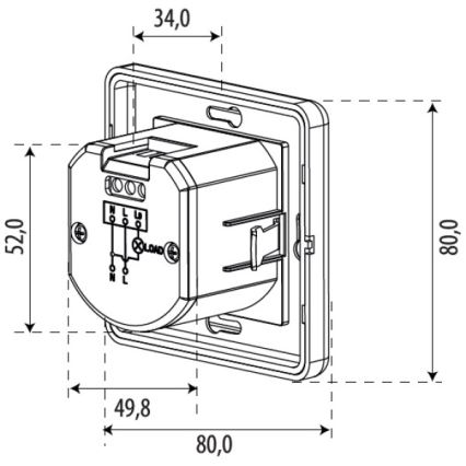 Kustību sensors SENSOR 1200W, balts