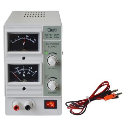 Laboratorijas barošanas avots 1502A 0-15V/0-2A