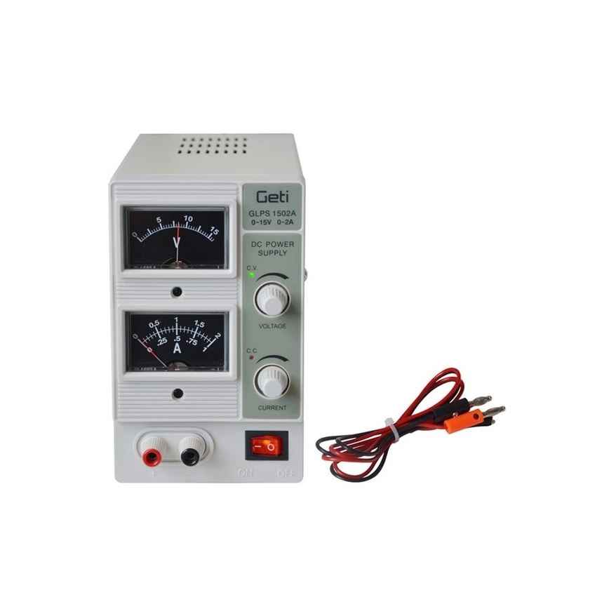 Laboratorijas barošanas avots 1502A 0-15V/0-2A