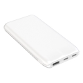Lādētājakumulators 10000 mAh 10W Power Delivery 2xUSB-C + 1xUSB-A balts