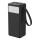 Lādētājakumulators 40000 mAh 65W Power Delivery 2xUSB-A + 2xUSB-C ar LED lukturi un USB-C vads 1m melna