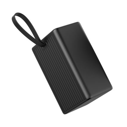 Lādētājakumulators 80000 mAh 20W Power Delivery 4xUSB-A + 2xUSB-C ar LED lukturi un USB-C vads 1m melna