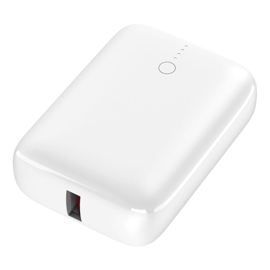 Lādētājakumulators Power Delivery Compact 10000 mAh/22,5W/3,7V balta