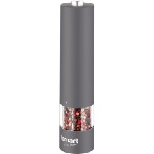 Lamart - Elektriskās garšvielu dzirnaviņas 4xAA pelēkas