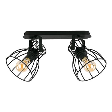 Lampa ALANO BLACK 2xE27/60W/230V