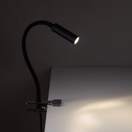 Lampa ar fiksatoru LAGOS 1xG9/3W/230V 4000K melna