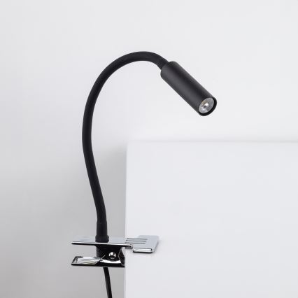 Lampa ar fiksatoru LAGOS 1xG9/3W/230V 4000K melna