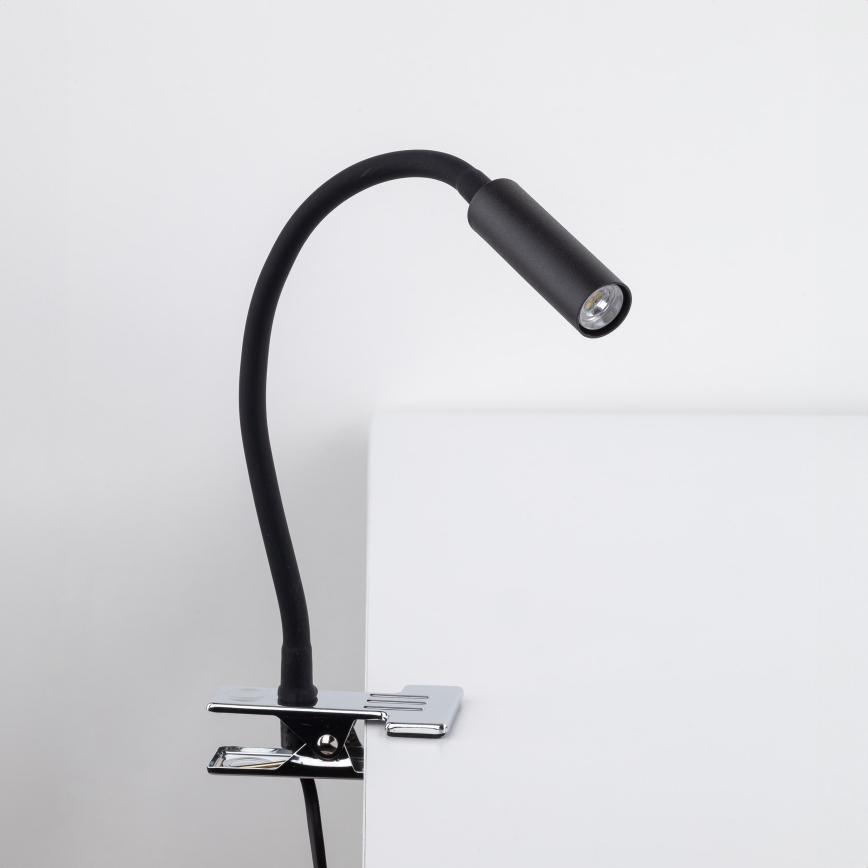 Lampa ar fiksatoru LAGOS 1xG9/3W/230V 4000K melna