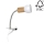 Lampa ar fiksatoru SVENDA 1xE27/60W/230V ozols - FSC sertifikāts