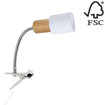 Lampa ar fiksatoru TREEHOUSE 1xE27/25W/230V ozols - FSC sertifikāts