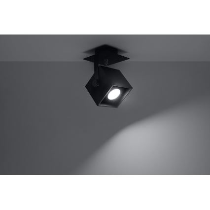 Lampa CEDRA 1 1xGU10/40W/230V melns