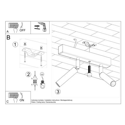 Lampa EYETECH 2xG9/12W/230V balts