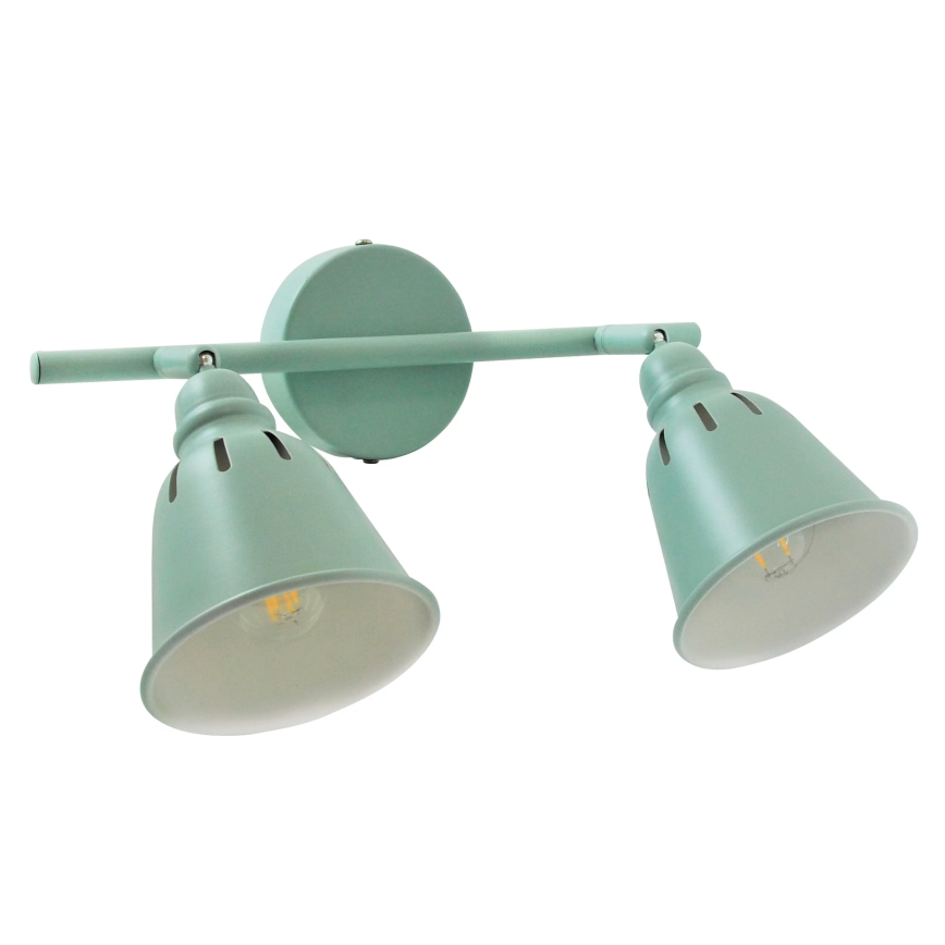 Lampa FIONA 2xE14/8W/230V zaļš