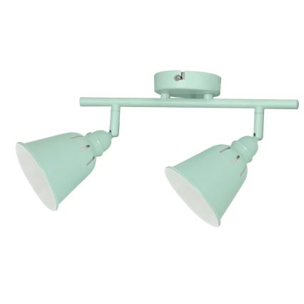 Lampa FIONA 2xE14/8W/230V zaļš
