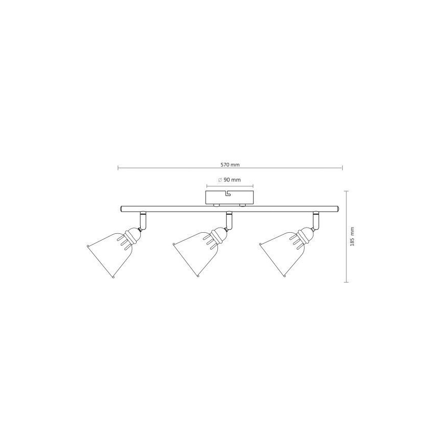 Lampa FIONA 3xE14/8W/230V zaļš