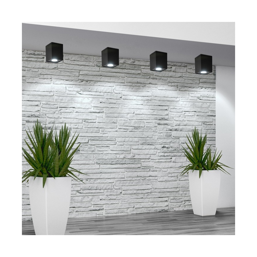 Lampa HADAR Q1 1xGU10/10W/230V melns