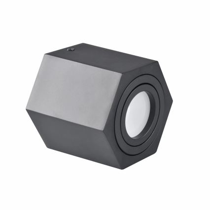 Lampa HEXAGON 1xGU10/10W/230V melns