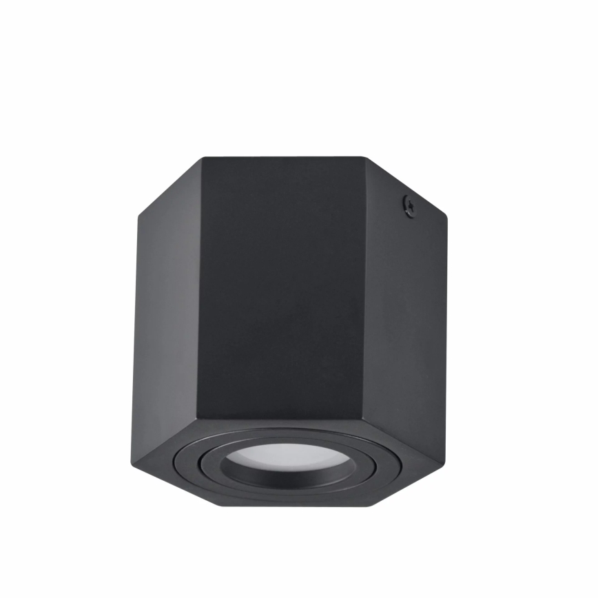 Lampa HEXAGON 1xGU10/10W/230V melns