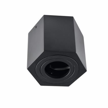 Lampa HEXAGON 1xGU10/10W/230V melns