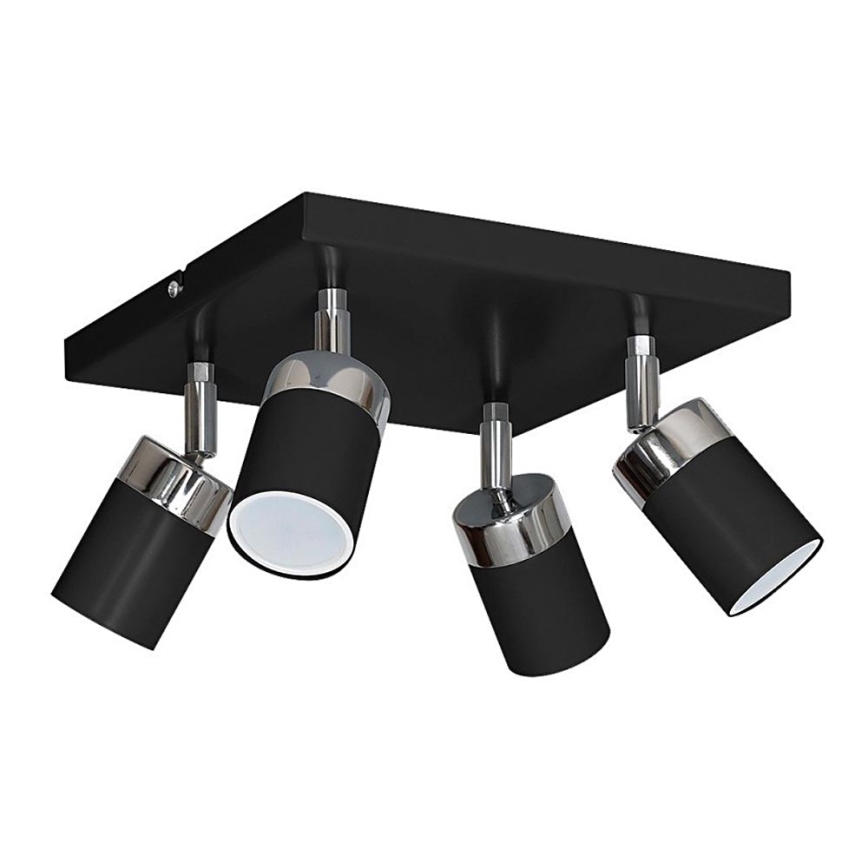 Lampa JOKER 4xGU10/25W/230V melns