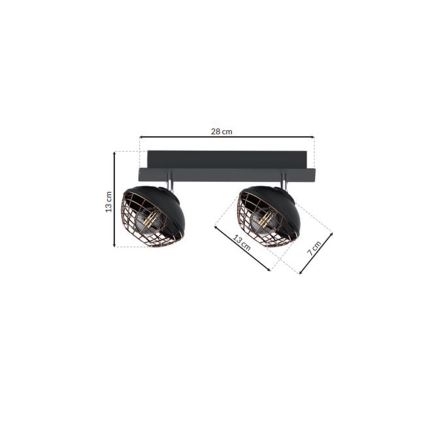 Lampa LOGAN 2xE14/40W/230V