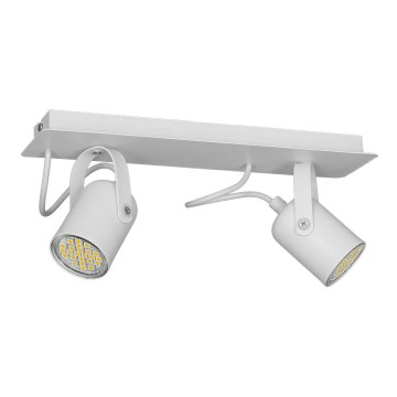 Lampa MARK 2 2xGU10/40W balts